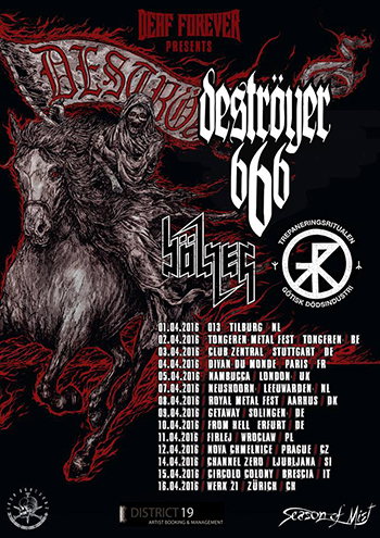 Destroyer Tour 2016